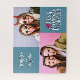 Quebra-cabeça Melhor Amigo para sempre duas imagens modelo moder