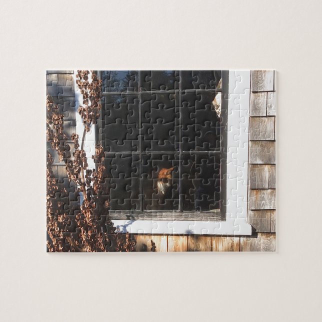 Quebra-cabeça Melhor assento no celeiro! — (Horizontal)