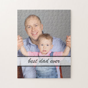 Quebra-cabeça Melhor Design de Citação de Foto de Família do Pap