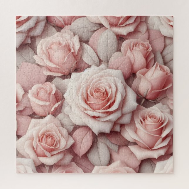 Quebra-cabeça Melhor em Rosas Rosadas (Vertical)