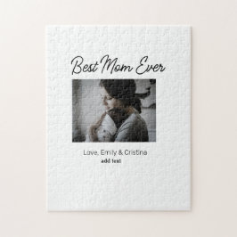 Quebra-cabeça melhor feliz dia de as mães de mãe adicionar nome