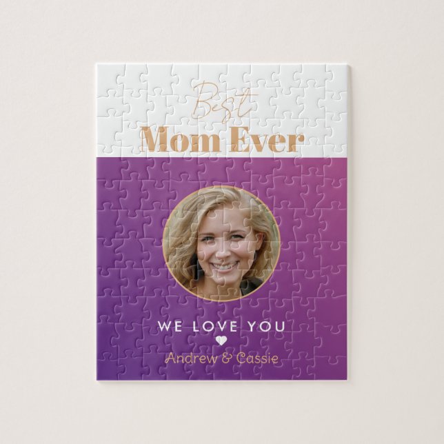 Quebra-cabeça Melhor mãe de sempre (Vertical)