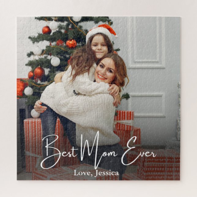 Quebra-cabeça Melhor Mãe Já Personalizada Foto (Vertical)
