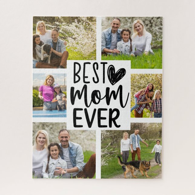 Quebra-cabeça Melhor Mãe, já Personalizada, Manutenção de Várias (Vertical)