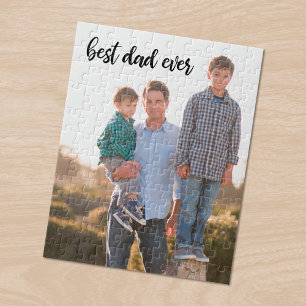 Quebra-cabeça Melhor Pai De Fotografia Personalizada Do Script B