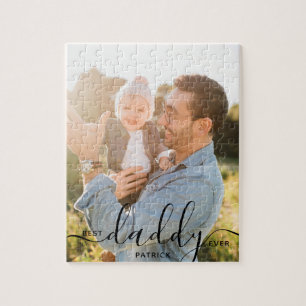 Quebra-cabeça Melhor Papai do Mundo Personalizado Nome Foto Pres