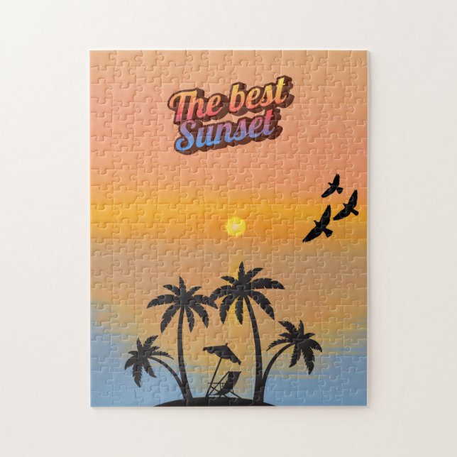 Quebra-cabeça Melhor verão. (Vertical)