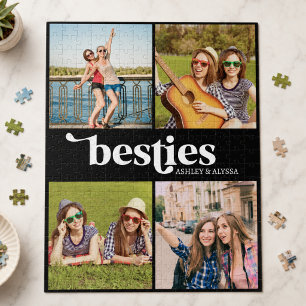 Quebra-cabeça Melhores Amigas 4 Foto Personalizada