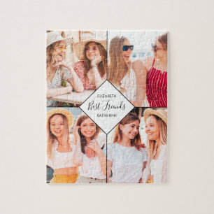 Quebra-cabeça Melhores Amigas Amigas para Sempre Colagem de Foto