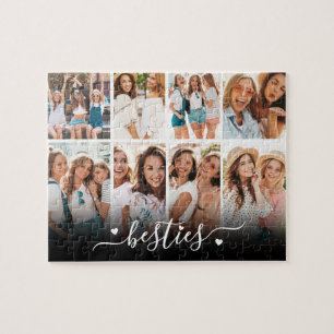 Quebra-cabeça Melhores Amigas Colagem Elegante de Fotos de BFF