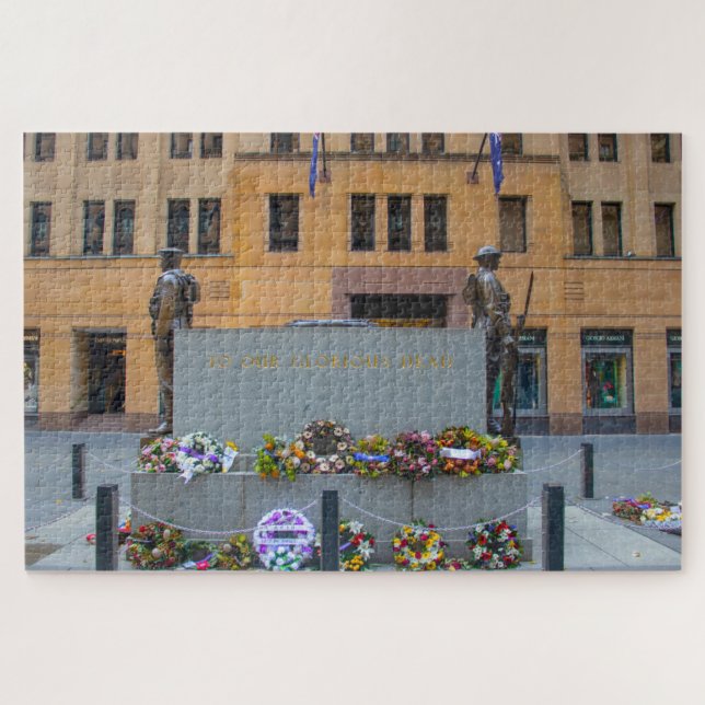 Quebra-cabeça Memorial Anzac Austrália (Horizontal)