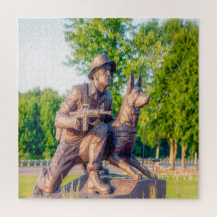 Quebra-cabeça Memorial ao Cão de Trabalho Militar