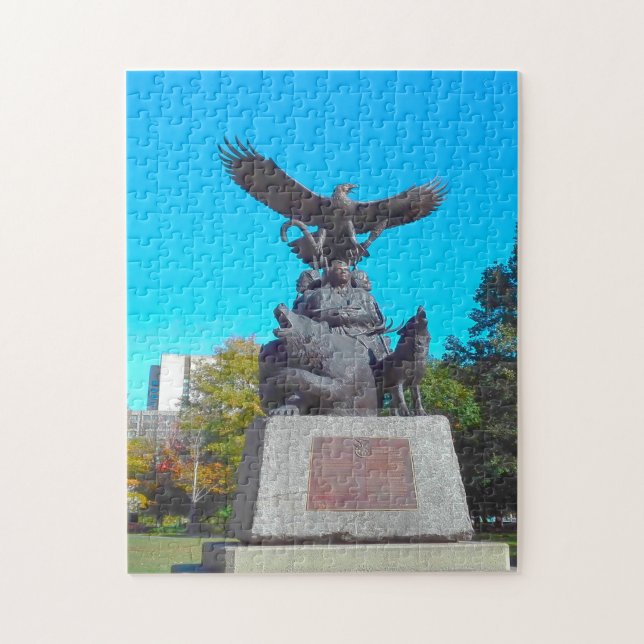 Quebra-cabeça Memorial dos Veteranos do Canadá em Ottawa (Vertical)