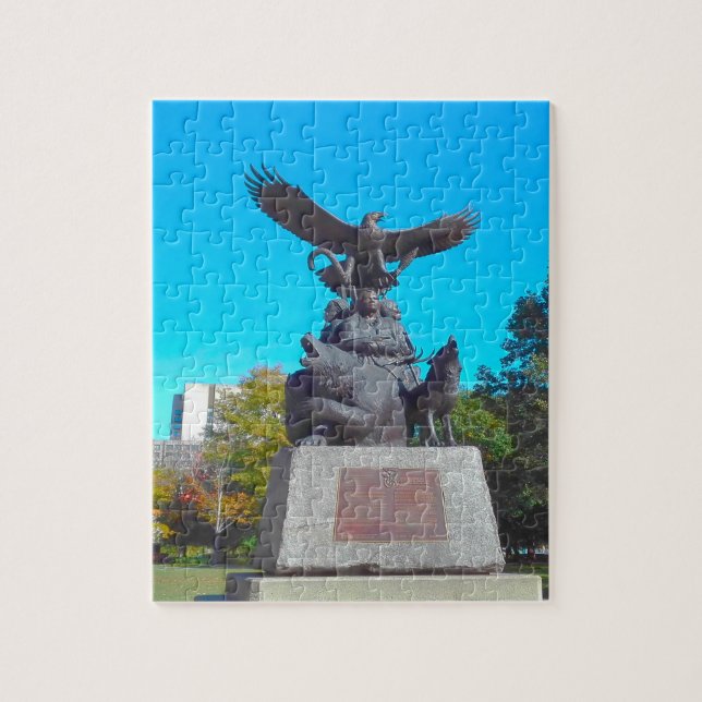 Quebra-cabeça Memorial dos Veteranos do Canadá em Ottawa (Vertical)