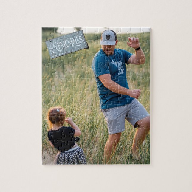 Quebra-cabeça Memórias Com Minha Filha (Vertical)