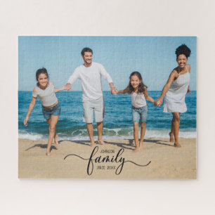 Quebra-cabeça Memórias da família 1 foto colagem texto manuscrit