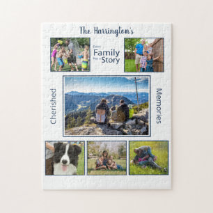 Quebra-cabeça Memórias personalizadas de fotos da família