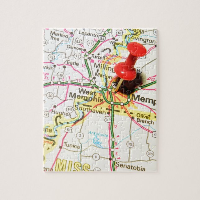 Quebra-cabeça Memphis, Tennessee (Vertical)