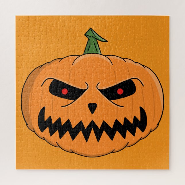 Quebra-cabeça Menacing Jack O'Lantern Halloween (Vertical)