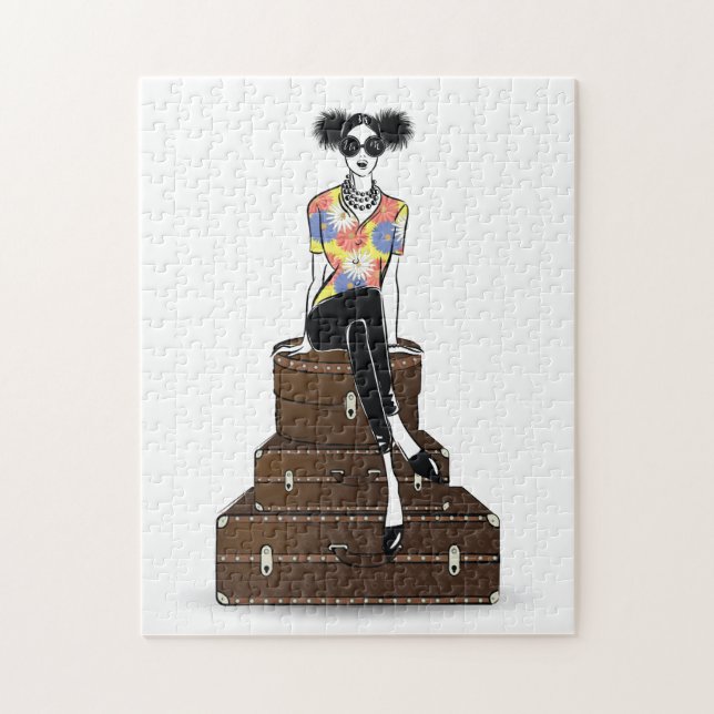 Quebra-cabeça menina (Vertical)