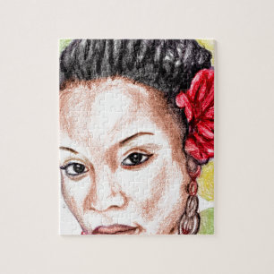 Quebra-cabeça Menina africana