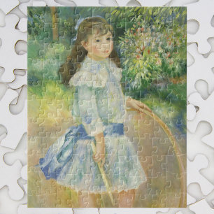 Quebra-cabeça Menina com Arco por Pierre Renoir, Arte Fino Antig