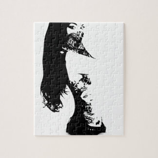 Quebra-cabeça menina do bandana