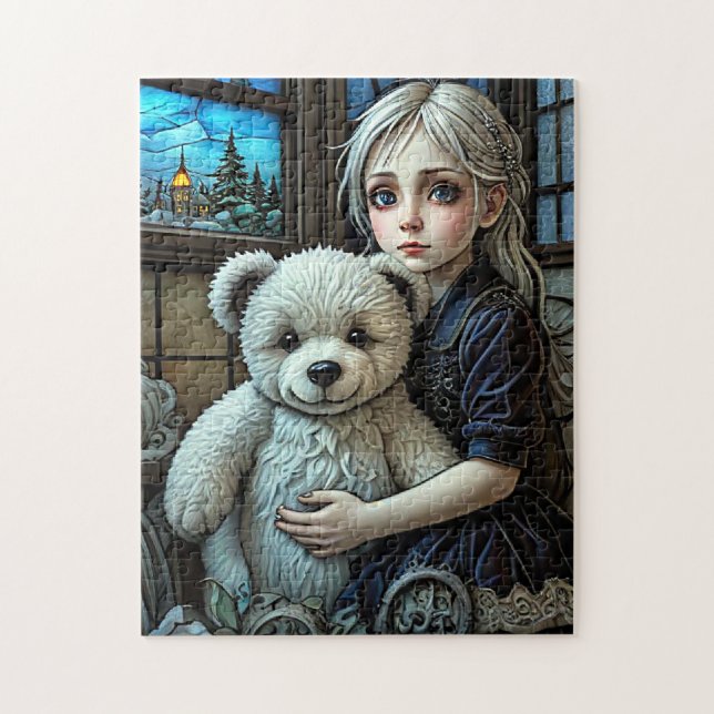 Quebra-cabeça Menina perdida (Vertical)