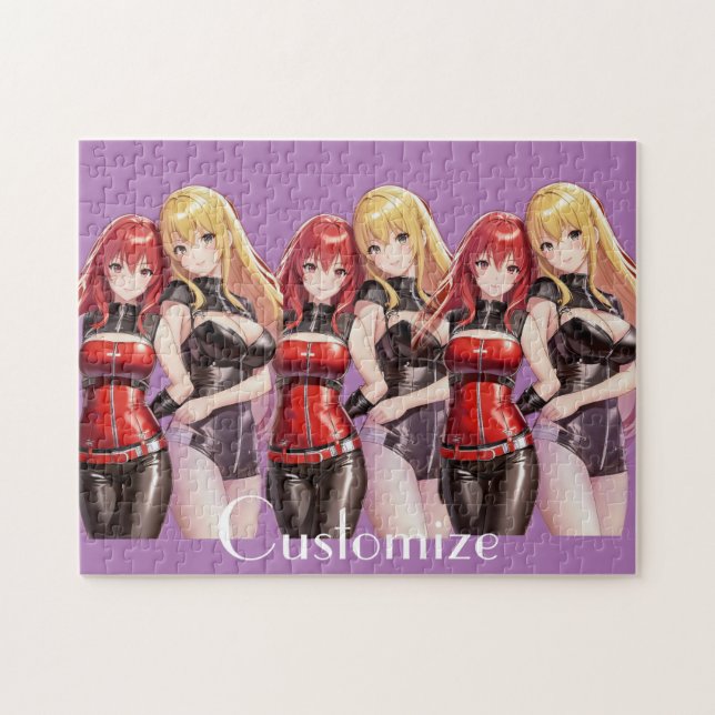 Quebra-cabeça Meninas bonitas Animam Thunder_Cove (Horizontal)