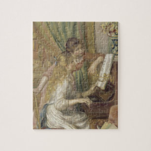 Quebra-cabeça Meninas no Impressionista Piano Renoir