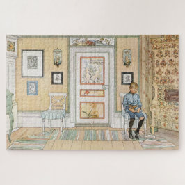 Quebra-cabeça Menino sentado no canto (por Carl Larsson)