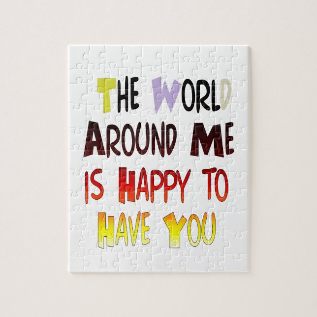 Quebra-cabeça Mensagem de boas-vindas poderosa: uma citação moti (Vertical)