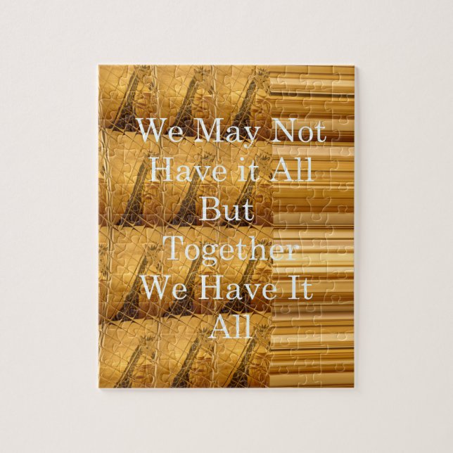 Quebra-cabeça Mensagem inspiradora com Design de vida selvagem a (Vertical)