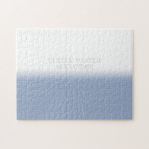 Quebra-cabeça Mensagem secreta de azul e branco estável persona