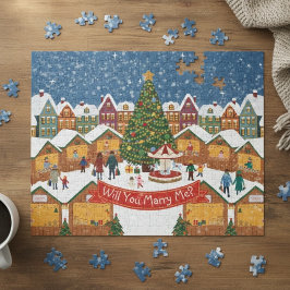 Quebra-cabeça Mensagem Secreta de Natal Personalizada/Casamento