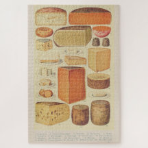 Menu de ilustração do gráfico de queijo Vintage