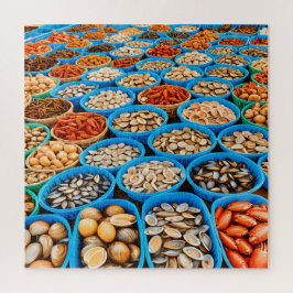 Quebra-cabeça Mercado dos frutos do mar