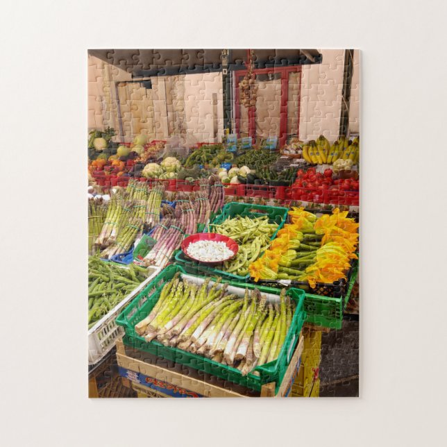 Quebra-cabeça Mercado italiano de Frutas e vegetais em Pisa (Vertical)
