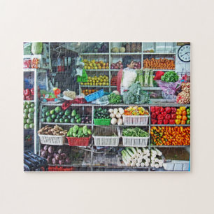 Quebra-cabeça Mercado vegetal