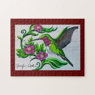 Quebra-cabeça Merlot Hummingbird