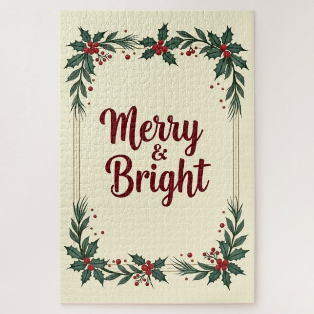 Quebra-Cabeça " Merry Bright" (Vertical)