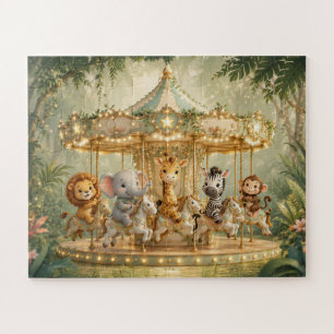 Quebra-cabeça Merry Go Round da Selva Mágica