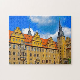 Quebra-cabeça Merseburg Saxónia Anhalt Alemanha.