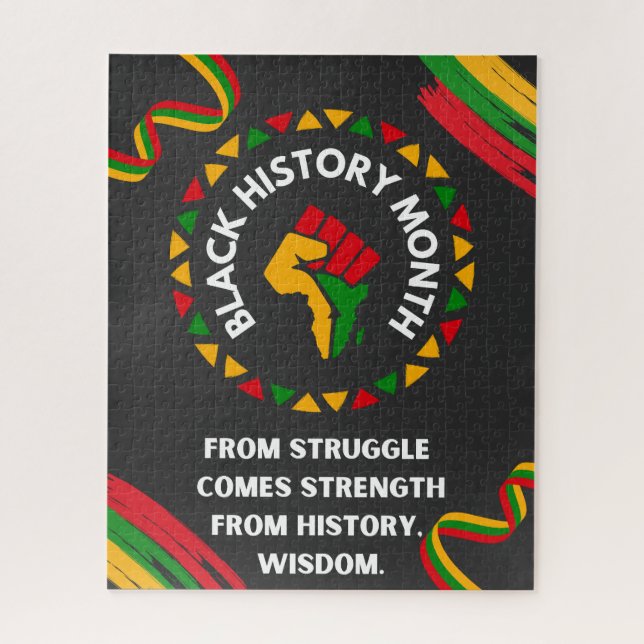 Quebra-cabeça Mês da História Negra (Vertical)