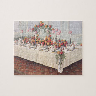 Quebra-cabeça Mesa de Banquete de Casamento Vintage