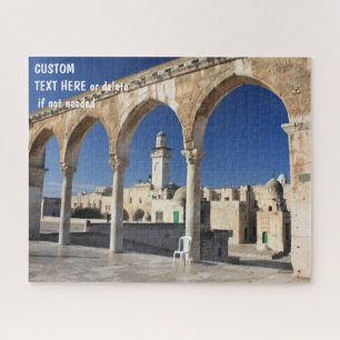 Quebra-cabeça Mesquita Al-Aqsa, Jerusalém, opção de mensagem
