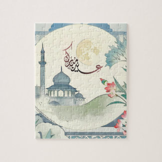 Quebra-cabeça Mesquita da Arquitetura Islâmica Eid mubarak quebr