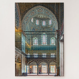 Quebra-cabeça Mesquita de Ahmed da sultão. Projeto interior