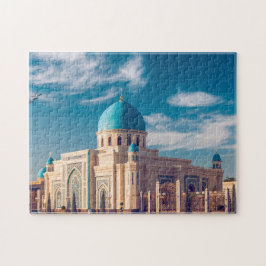 Quebra-cabeça Mesquita Ornamentada do Uzbequistão Cúpula Turques