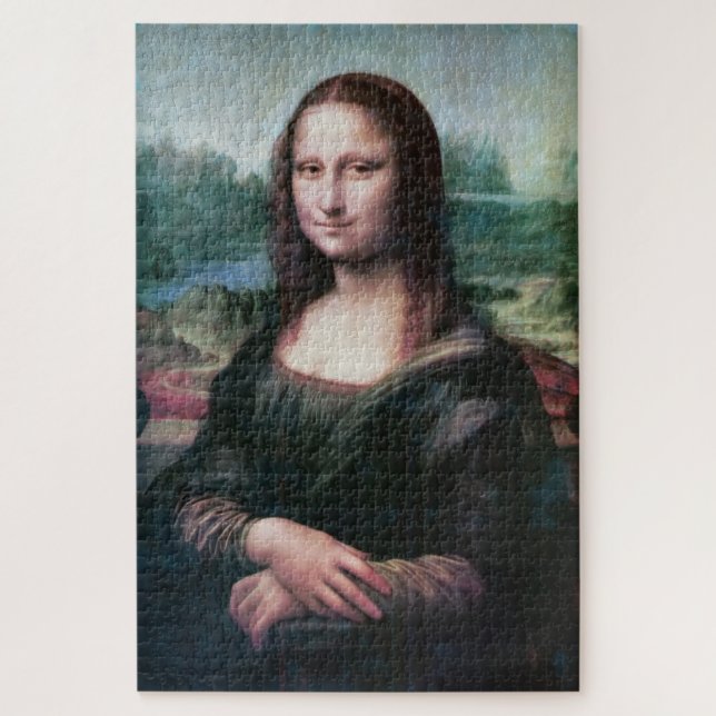 Quebra-cabeça Mestrados antigos de Mona Lisa por Leonardo da Vin (Vertical)